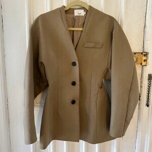 Franke Shop Hourglass Collarless Blazer Size S